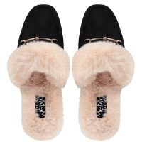 Women's The Brixton Mule Faux-Fur Lined Loafer Slippers - Image 3