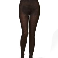 Women's Ultra-Soft Basic Bamboo Blend Ribbed Tights - Image 4
