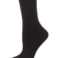 Women's Organic Cotton Basic Flat Knit Crew Sock - Image 2