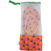 Women's Pineapple Flip Flops & Mesh Bag Set - Image 6
