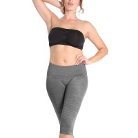 High-Waisted Tummy Control Shaping Capri Leggings - Image 16