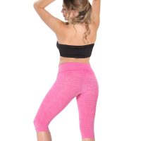 High-Waisted Tummy Control Shaping Capri Leggings - Image 15