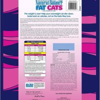 Natural Balance Fat Cats with Chicken Meal, Salmon Meal, Garbanzo Beans, Peas Oatmeal Dry Cat Food 15 Pound Pack of 1 - Image 2
