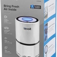 Levoit Air Purifier Filtration with True HEPA Filter, Compact Odor Allergies Allergen Eliminator Cleaner Charcoal for Room, Home, Dust, Mold, Smoke, Pets, Smoke - Image 4