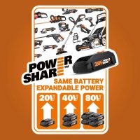 Worx WA3881 POWER SHARE 18Volt20Volt 60minute Quick Charger - Image 2