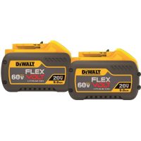 20V 60V MAX FLEXVOLT 9.0 Ah Battery 2 Pack - Image 4