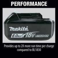 18V LXT LithiumIon 6.0 Ah Battery - Image 3