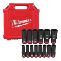 14Piece SHOCKWAVE Impact Duty 12 Drive Metric Deep 6 Point Socket Set - Image 11