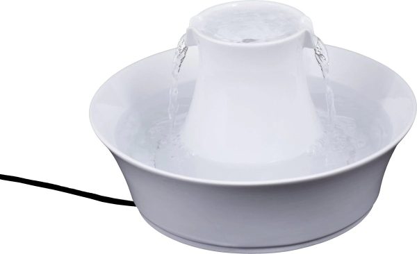 Drinkwell Avalon Ceramic Dog Cat Fountain, 70oz
