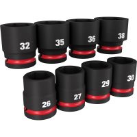 8Piece SHOCKWAVE Impact Duty 34 Drive Metric Standard 6 Point Socket Set - Image 3