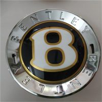 Genuine Bentley Center Cap Set Of 4 Anniversary Edition Black 3Y0601159G - Image 4
