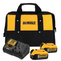 20V MAX Premium XR Two 5.0Ah Lithium Ion Battery and Charger Starter Kit with Bag - Image 2