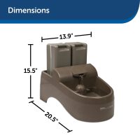 PetSafe Drinkwell Outdoor Plastic Dog Cat Fountain, 450oz - Image 4