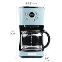 Haden 75032 Heritage Innovative 12Cup Turquoise Residential Drip Coffee Maker - Image 8