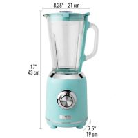 Haden 75029 Heritage 56oz Turquoise 550Watt Blender - Image 6