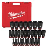 29Piece SHOCKWAVE Impact Duty 12 Drive Metric Deep 6 Point Socket Set - Image 10