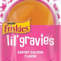Purina Friskies LilGravies Savory Salmon Flavor Cat Food Complement 16 1.55 oz. Pouches - Image 5