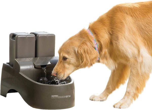 PetSafe Drinkwell Outdoor Plastic Dog Cat Fountain, 450oz