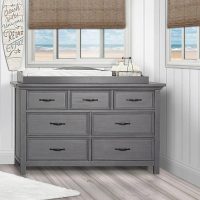 Evolur Fully Assembled Changing Tray, Rustic Gray - Image 8