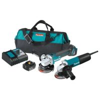 18V LXT Cordless 412Angle Grinder Kit with Corded 412Angle Grinder - Image 2