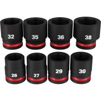 8Piece SHOCKWAVE Impact Duty 34 Drive Metric Standard 6 Point Socket Set - Image 2