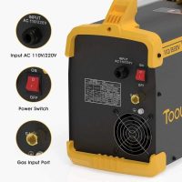 TOOLIOM 200A MIG Welder 3 in 1 Flux MIG Solid Wire Lift TIG Stick Welder 110 220V Dual Voltage Welding Machine - Image 3