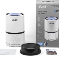 Levoit Air Purifier Filtration with True HEPA Filter, Compact Odor Allergies Allergen Eliminator Cleaner Charcoal for Room, Home, Dust, Mold, Smoke, Pets, Smoke - Image 2