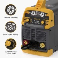 TOOLIOM 200A MIG Welder 3 in 1 Flux MIG Solid Wire Lift TIG Stick Welder 110 220V Dual Voltage Welding Machine - Image 7