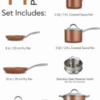 Tramontina Cookware Set Nonstick 11Piece Metallic Copper - Image 3