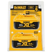 20V MAX Premium XR 6.0 Ah Lithium Ion Batteries 2 Pack - Image 5
