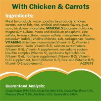 Purina Friskies Farm Favorites Chicken and Carrots Pate Wet Cat Food 5.5oz can, case of 24 - Image 3