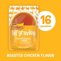 Purina Friskies LilGravies Roasted Chicken Flavor Cat Food Complement 16 1.55 oz. Pouches - Image 2