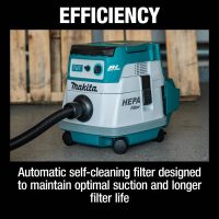 36V 18V X2 LXT Brushless 2.1 Gallon HEPA Dry Dust Extractor Tool Only - Image 7