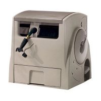 Suncast 100 ft. Powerwind Auto Power Rewind Hose Reel, Light Taupe - Image 5