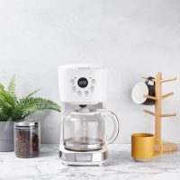 Haden 75061 Heritage 12Cup Ivory White Residential Drip Coffee Maker, Ivory White - Image 2