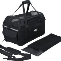 EliteField SoftSided AirlineApproved Pet Carrier Bag, Black - Image 4