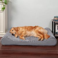 FurHaven Ultra Plush Luxe Lounger Orthopedic Cat Dog Bed wRemovable Cover, Jumbo Gray - Image 5