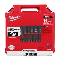 14Piece SHOCKWAVE Impact Duty 12 Drive Metric Deep 6 Point Socket Set - Image 7